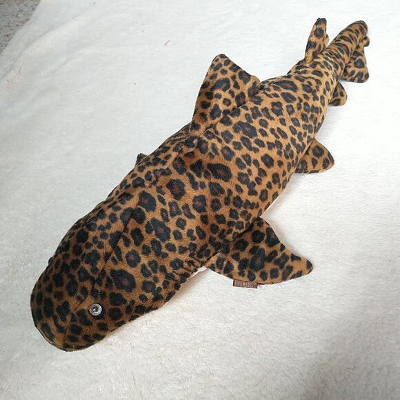 Folkmanis Leopard Shark Hand Puppet Plush Toy Week Story Telling 21" - Picture 1 of 10